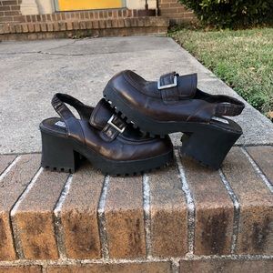 Vintage 90s platform heels